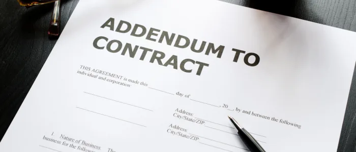 Contract Amendment vs Addendum