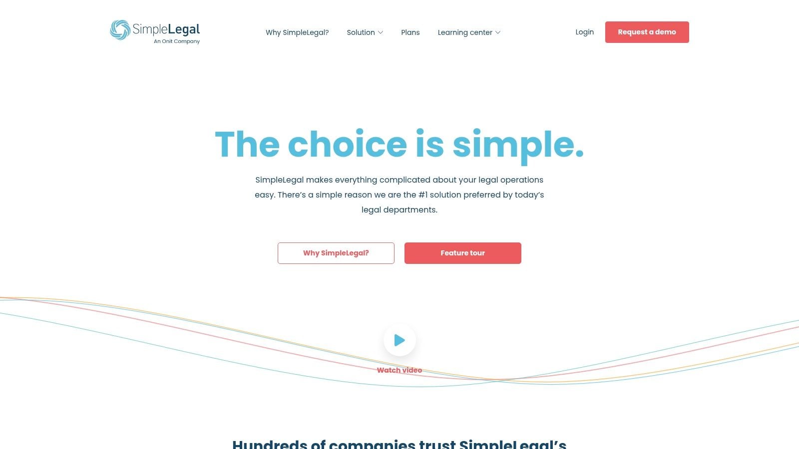 enterprise legal management
simplelegal