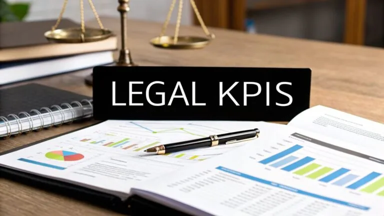 Essential legal department key performance indicators for measuring success