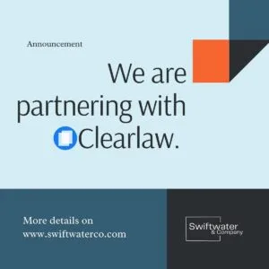 Swiftwater and Clearlaw strategic partnership announcement