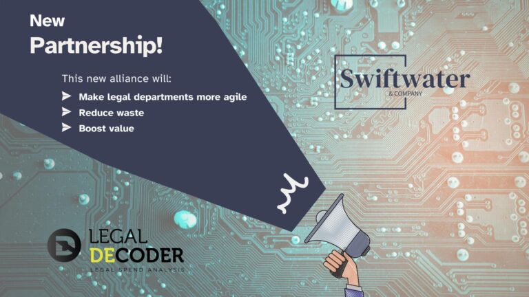 Swiftwater and LegalDecoder partnership for smarter legal spend analysis