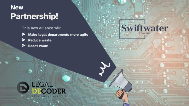 Swiftwater and LegalDecoder partnership for smarter legal spend analysis