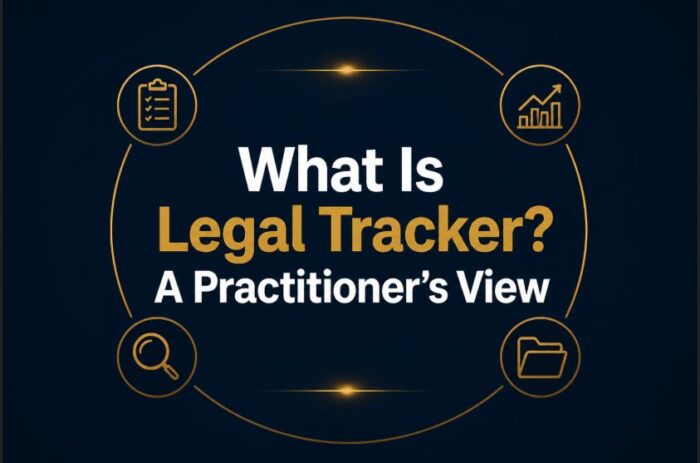 What Is a Legal Tracker A Practitioner’s View