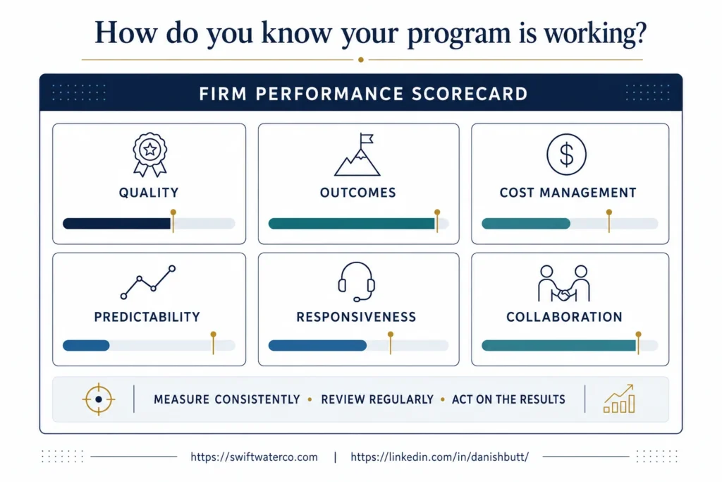Outside Counsel Management - Panel Law Firm Scorecard