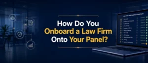 how do you onboard a law firm to your panel - outside counsel management - legal spend management