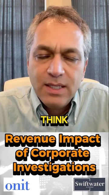 Swiftwater short video on using revenue to make the business case for corporate investigations
