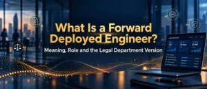 What Is a Forward Deployed Engineer? Meaning, role and the legal department version