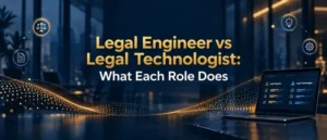 Legal Engineer vs Legal Technologist: what each role does