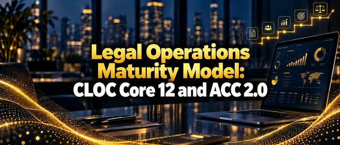 Legal Operations Maturity Model: CLOC Core 12 and ACC 2.0
