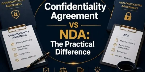 Confidentiality Agreement vs NDA The Practical Difference