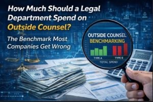 How Much Should a Legal Department Spend on Outside Counsel