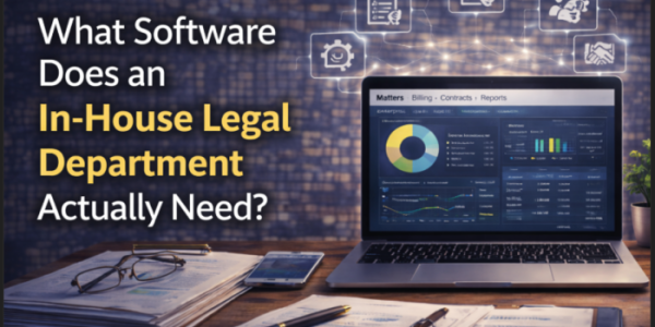 In-House Legal Software What Do You Actually Need