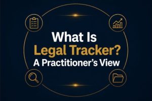 What Is a Legal Tracker A Practitioner's View