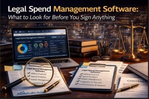 What Should You Evaluate in Legal Spend Management Software