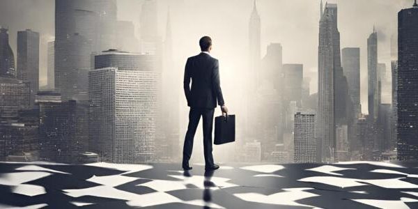 Business leader embracing organizational transformation and change management