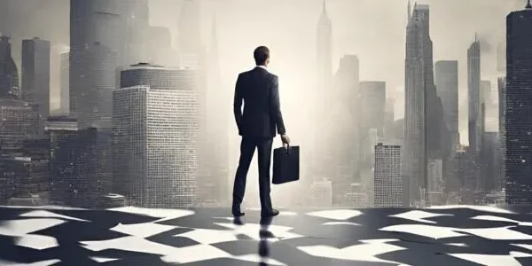 Business leader embracing organizational transformation and change management