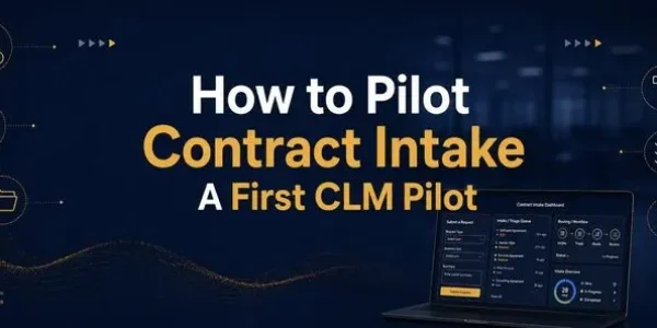 How to pilot contract intake as a first CLM pilot