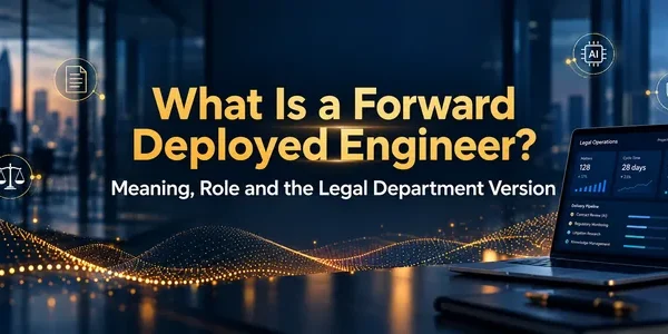 What Is a Forward Deployed Engineer? Meaning, role and the legal department version