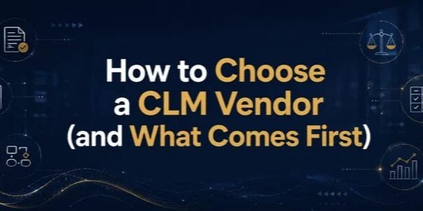 How to choose a CLM vendor, discovery-first vendor selection banner