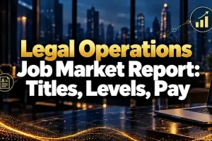 Legal Operations Job Market Report: Titles, Levels, Pay