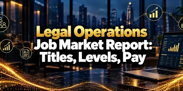 Legal Operations Job Market Report: Titles, Levels, Pay