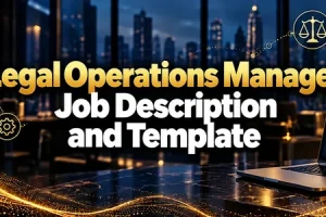 Legal Operations Manager Job Description and Template