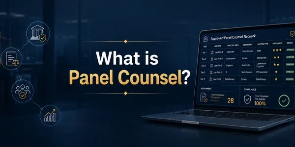 What is panel counsel - outside counsel management - legal spend management